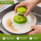 Dish Brush With Soap Dispenser,Scrub Brush For Kitchen Cleaning