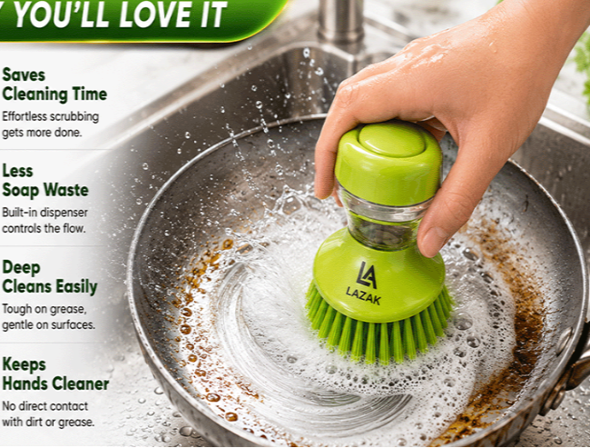 Less Scrubbing. More Sparkle