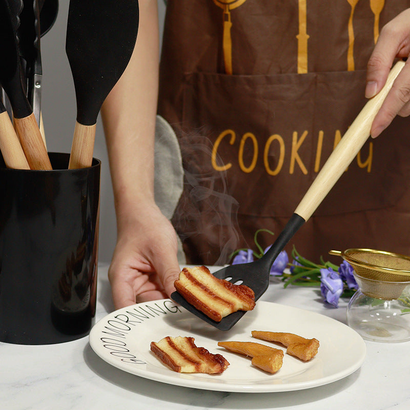 Silicone Spatula Soup Spoon Non-stick