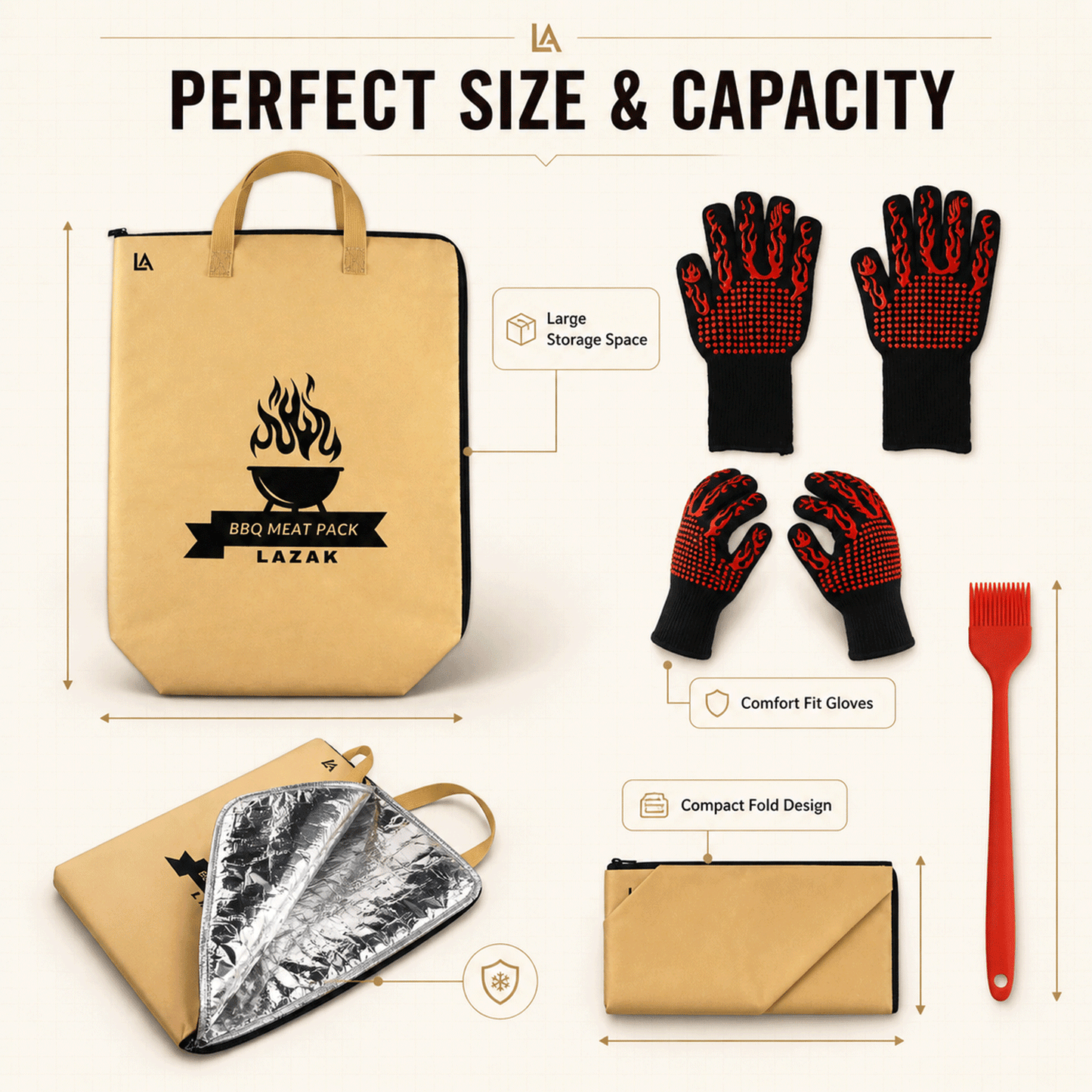 BBQ Blanket for resting meat, juicy& tender results,Gifts for men,Meat resting bag for perfect heat retention