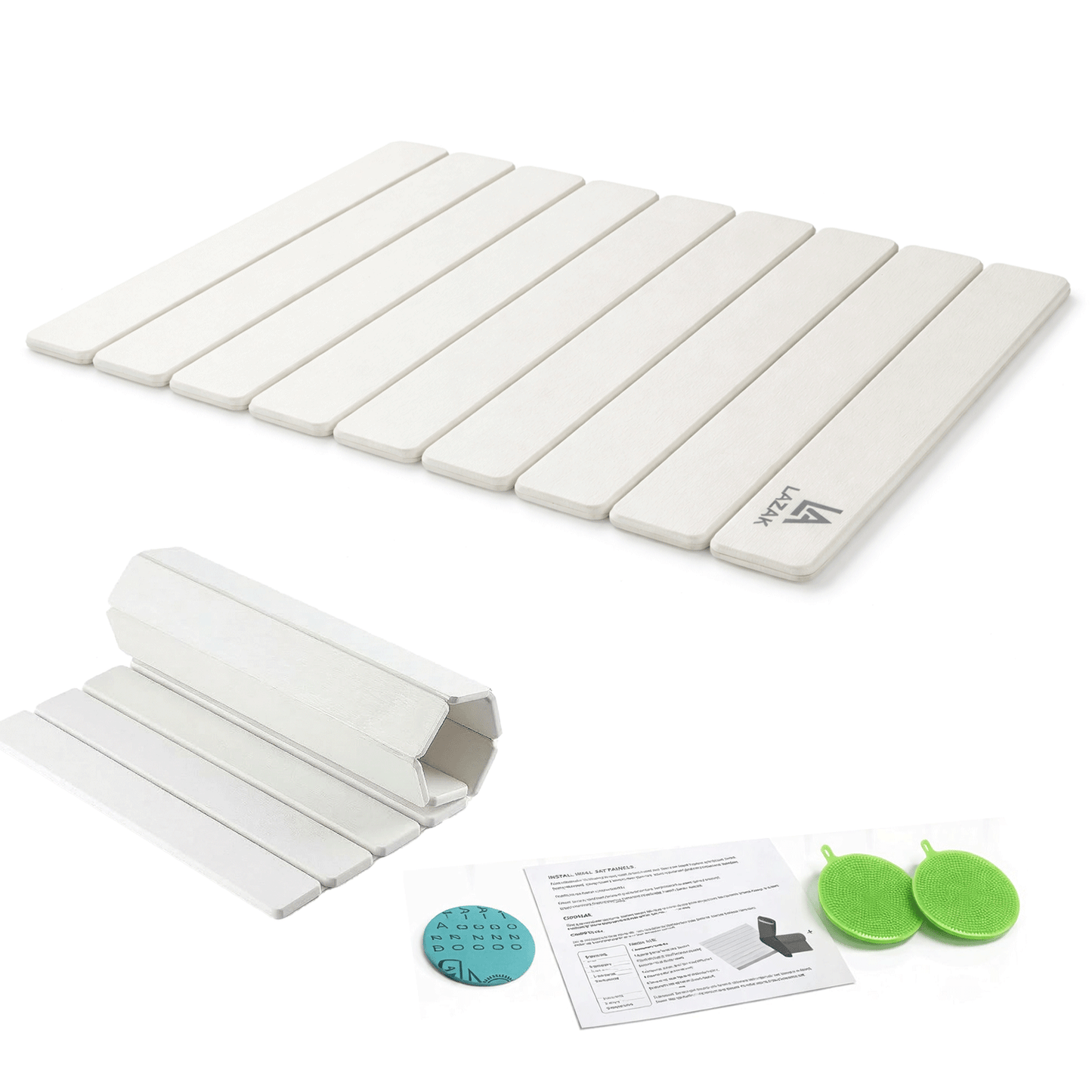 Foldable Diatomite Stone Drying Mat for Kitchen Counter