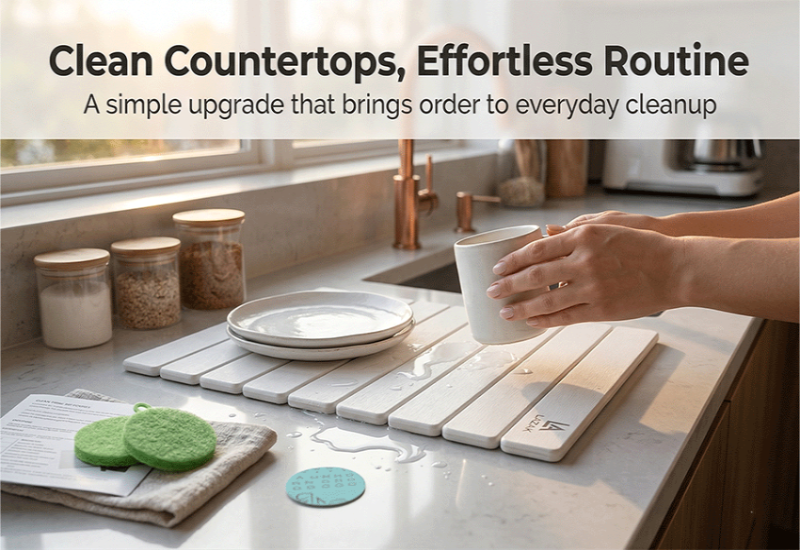 Say Goodbye to Wet, Cluttered Countertops for Good